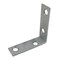 Prime-Line Corner Bracket, 2 in., Steel Construction, Galvanized Finish, L-Angle 4 Pack MP11350-4 - alternate 1